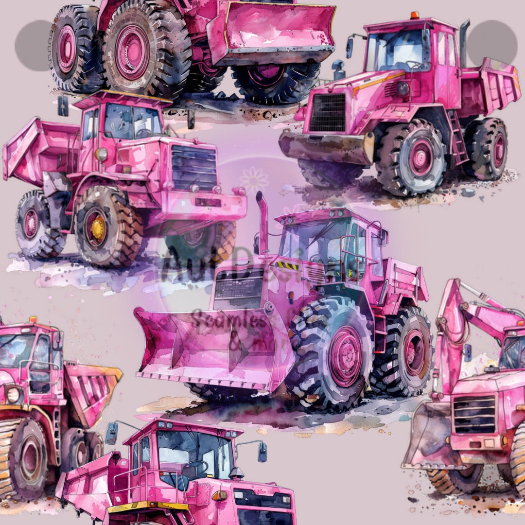 Pink Truck Seamless File