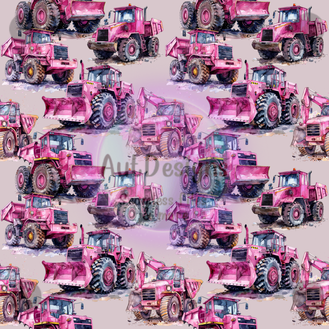 Pink Truck Seamless File