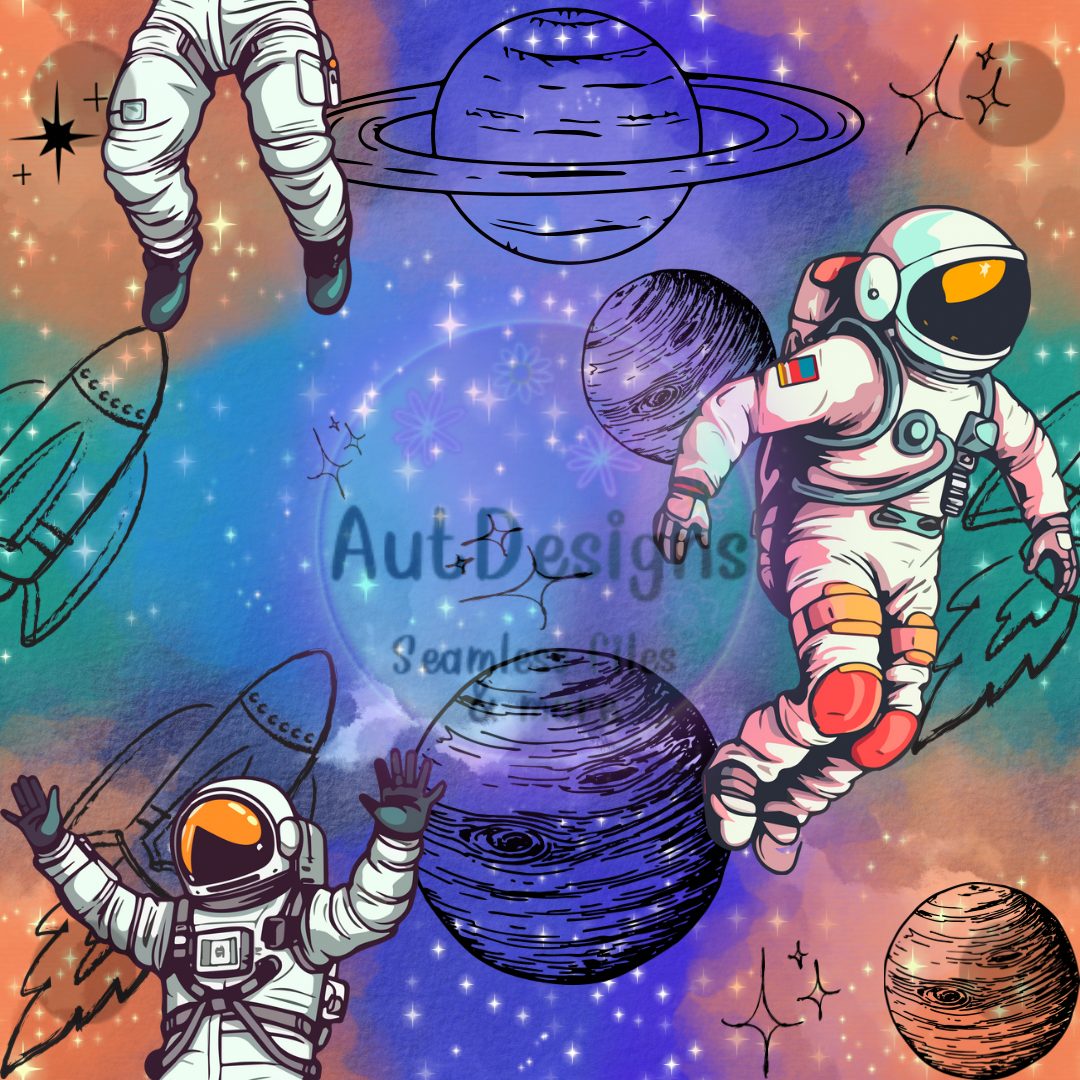 Galaxy Astronauts Seamless File