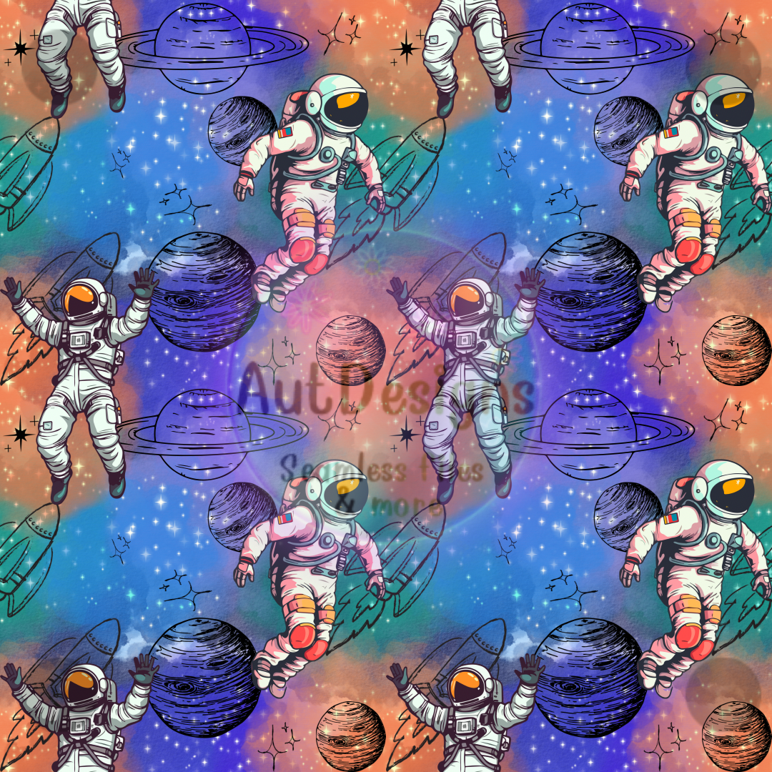 Galaxy Astronauts Seamless File