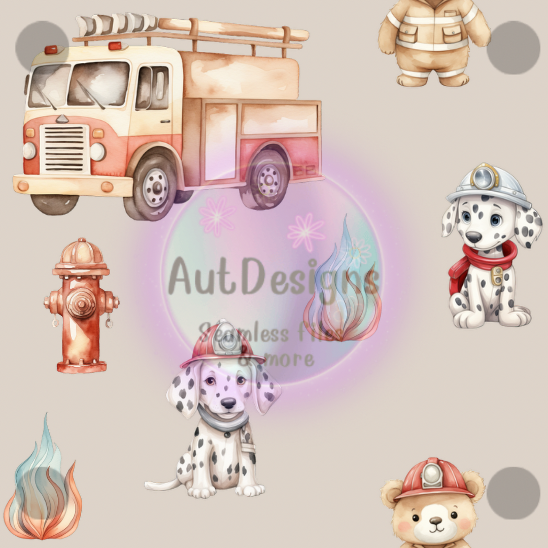 Fire Dogs Seamless File