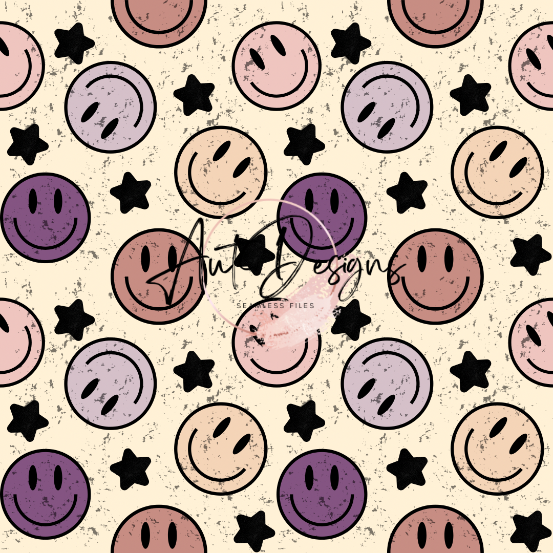 Retro Smileys Seamless File