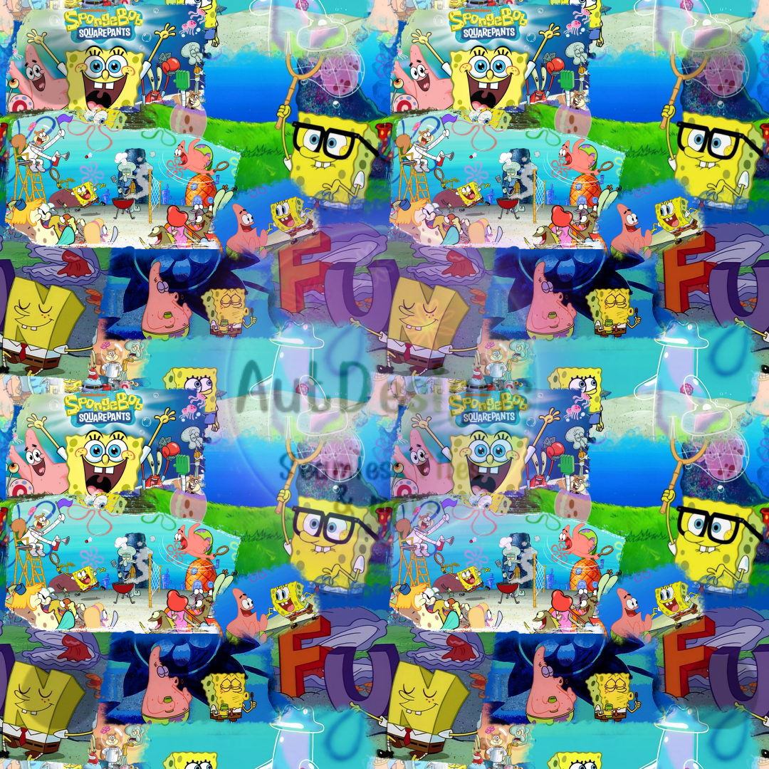 Spongey Collage Seamless File