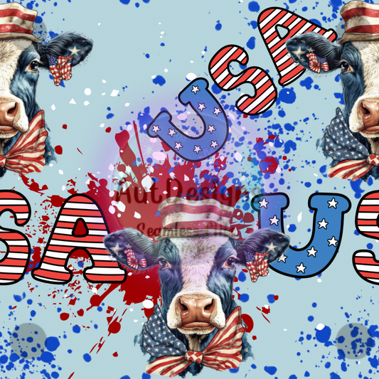 USA Cows Seamless File