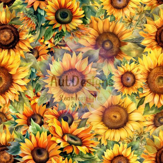 Sunflowers Seamless File