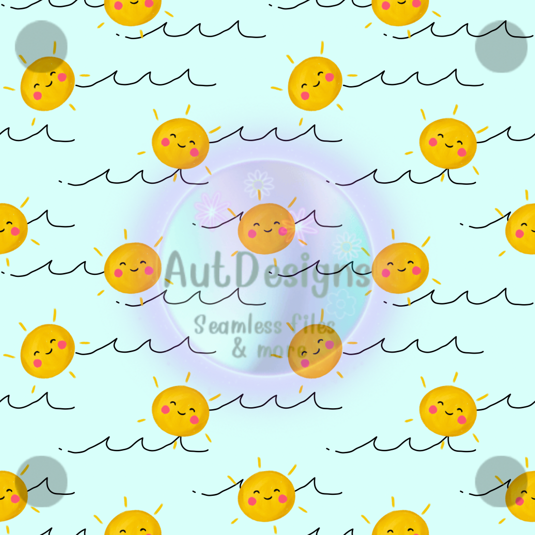 Suns & Waves Seamless File