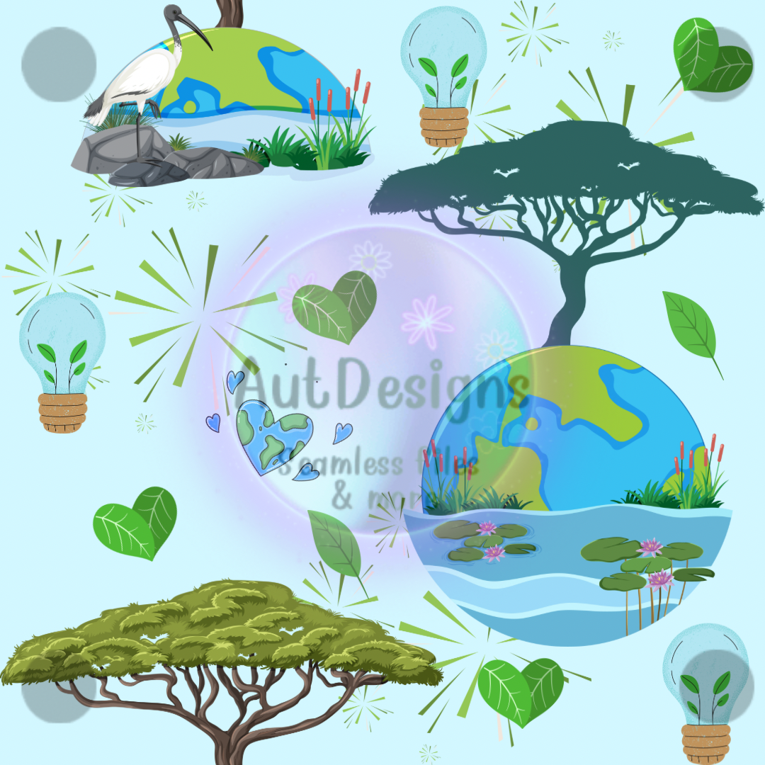 Love the Earth Seamless File