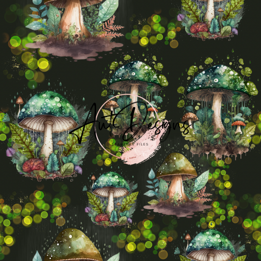 Mushrooms Seamless File