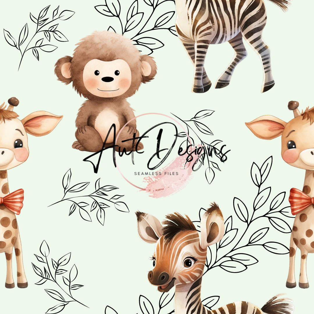 Safari Animals Seamless File