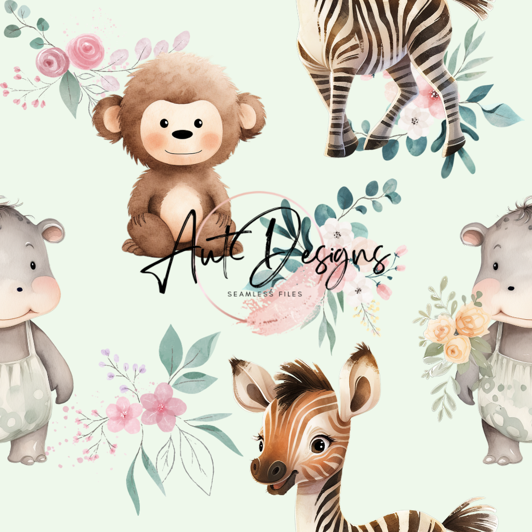 Safari Animals Seamless File