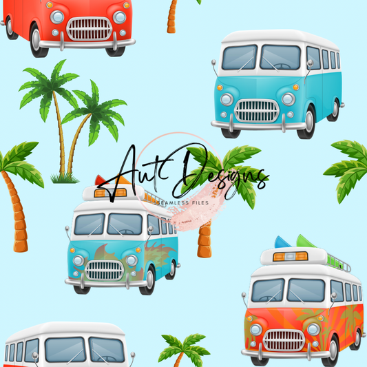 Vans & Palms Seamless File