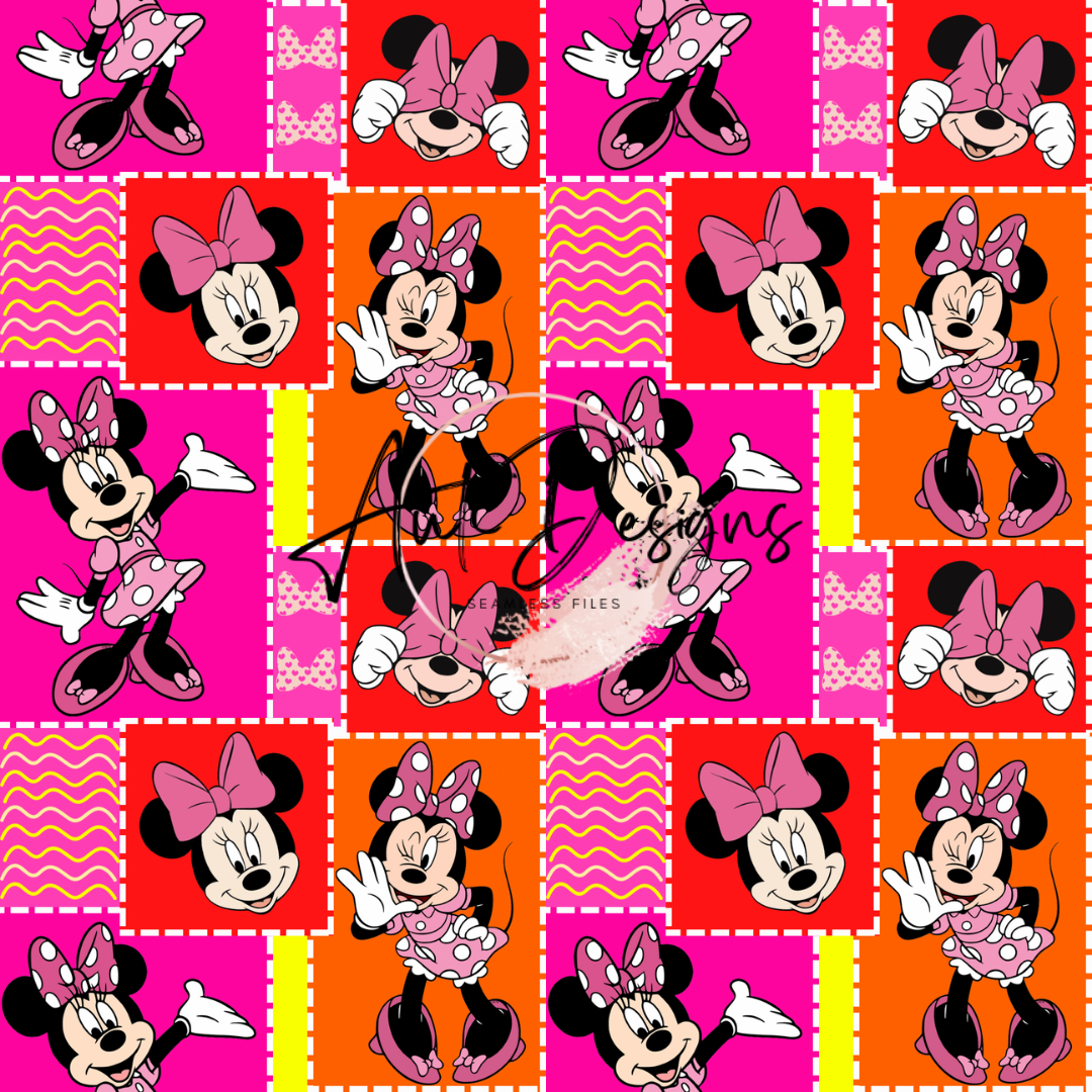 Bright Mouse Patchwork Seamless File