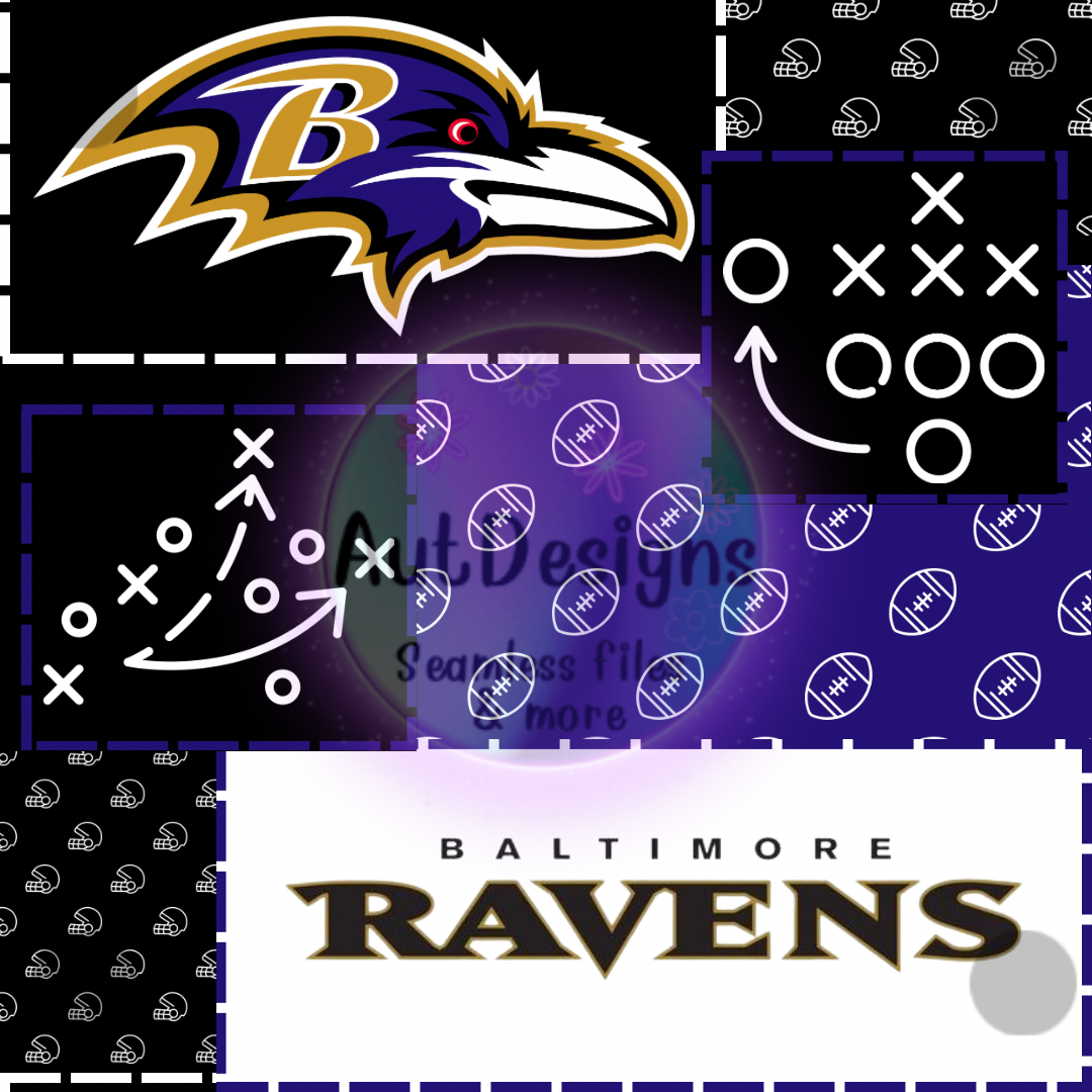 Ravens Patchwork Seamless File