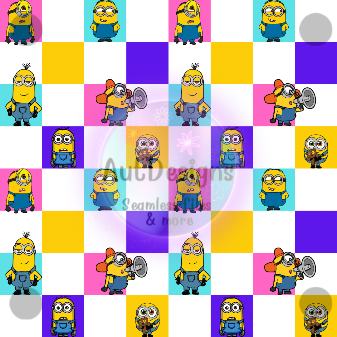 Girly and Boyish yellow Checkers Seamless File