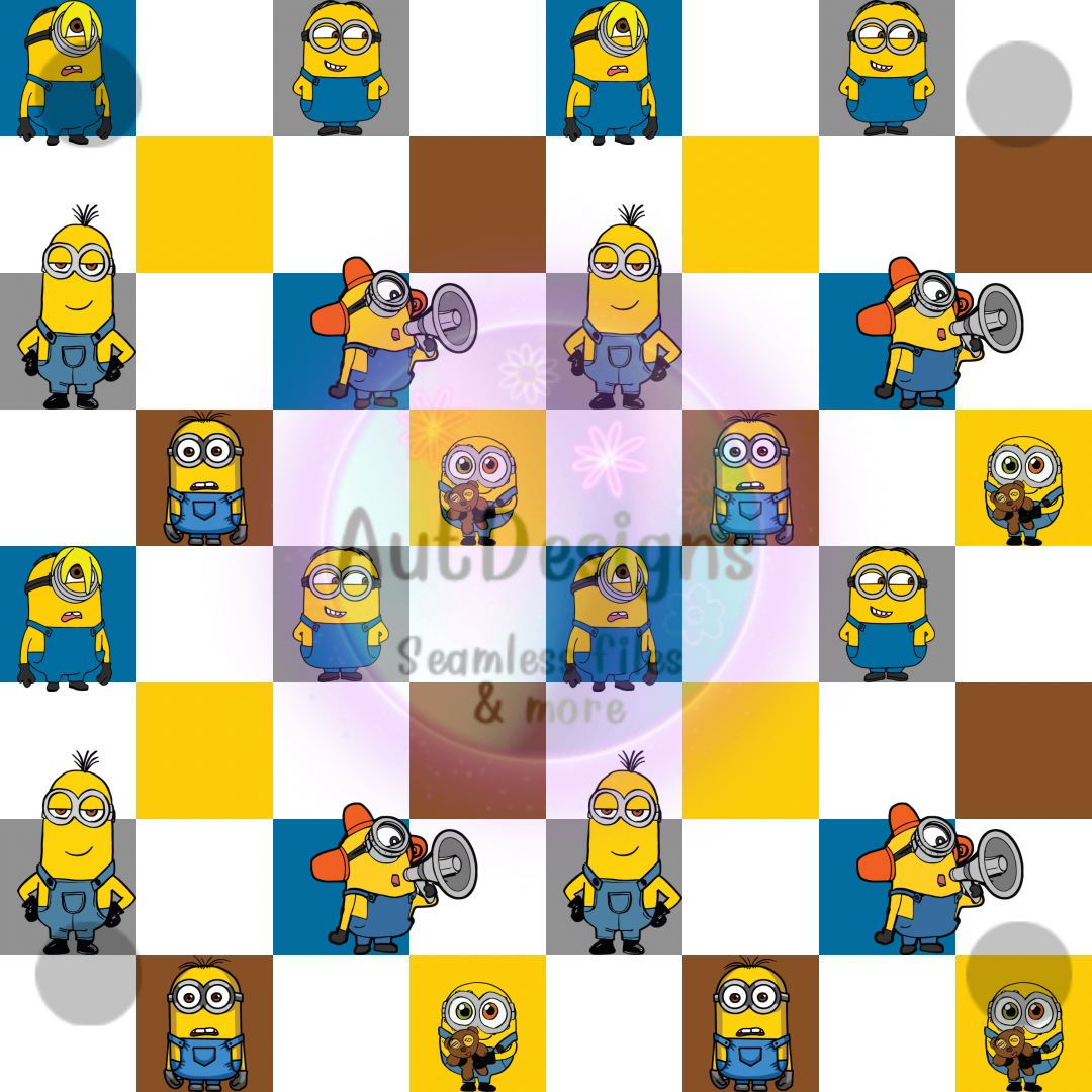 Girly and Boyish yellow Checkers Seamless File