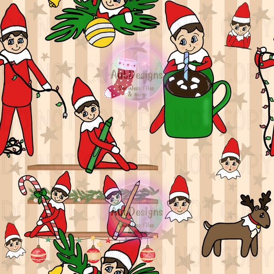 Elf on Shelf Semi-Exclusive Seamless File