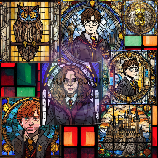 HP Stained Glass Seamless File