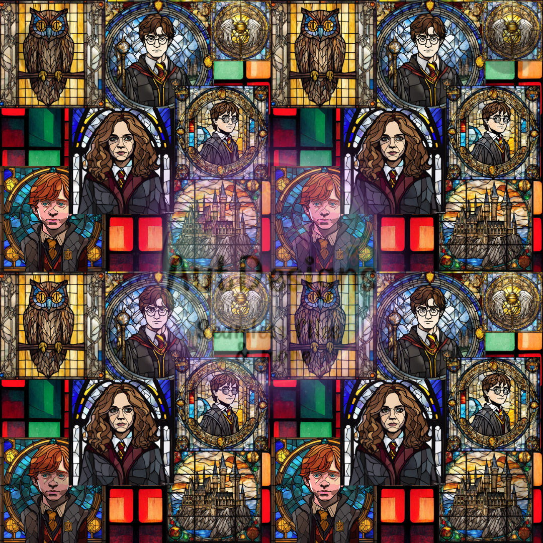 HP Stained Glass Seamless File