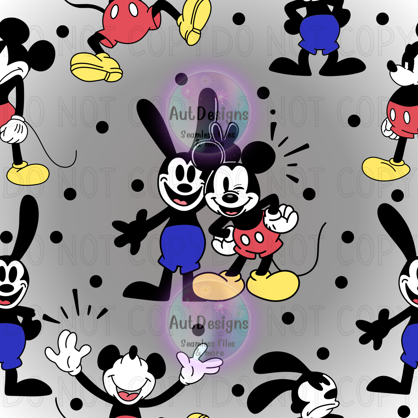 Oswald & Mouse Seamless File