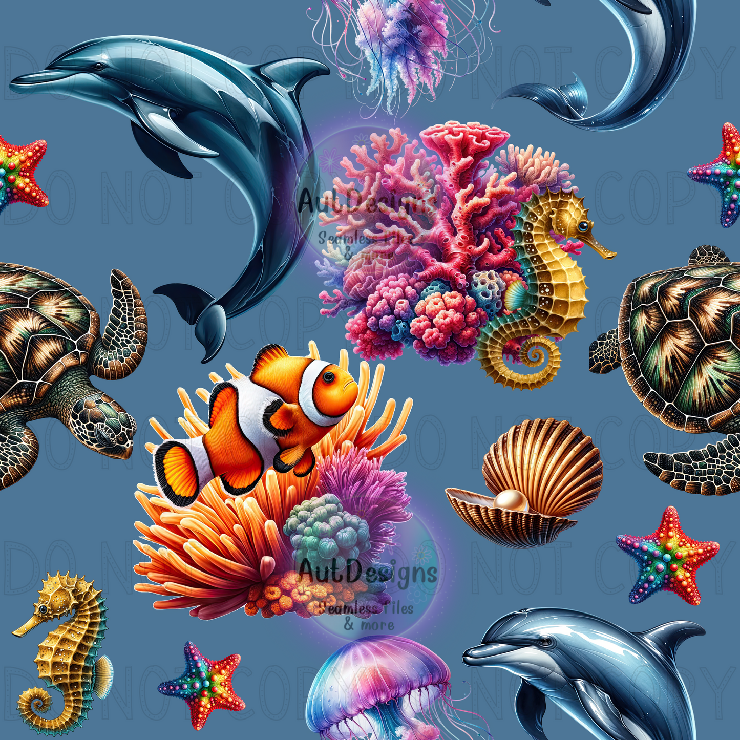 Ocean Life Seamless File