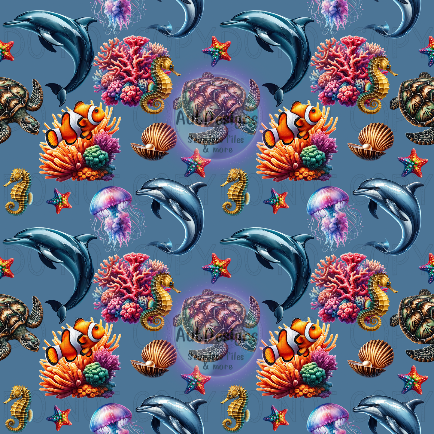 Ocean Life Seamless File