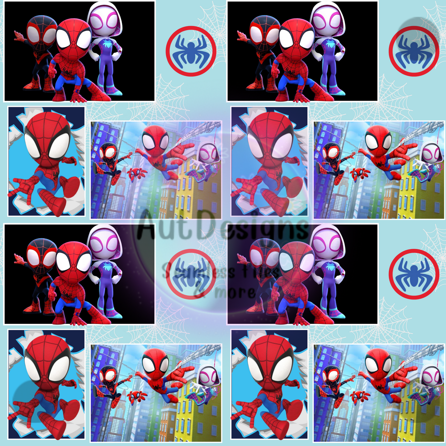 Spider & Friends Seamless File