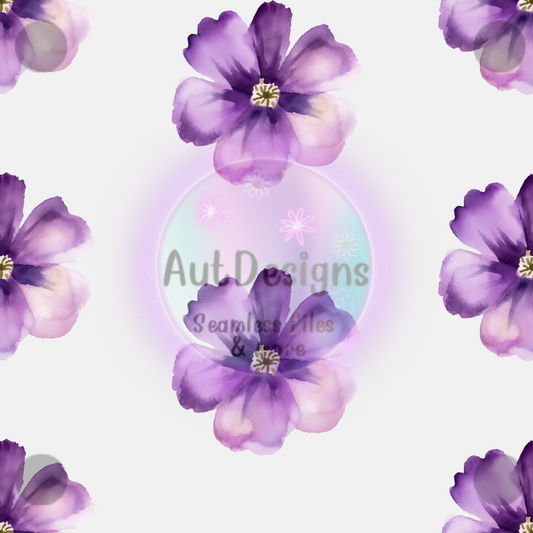 Purple Flowers Seamless File