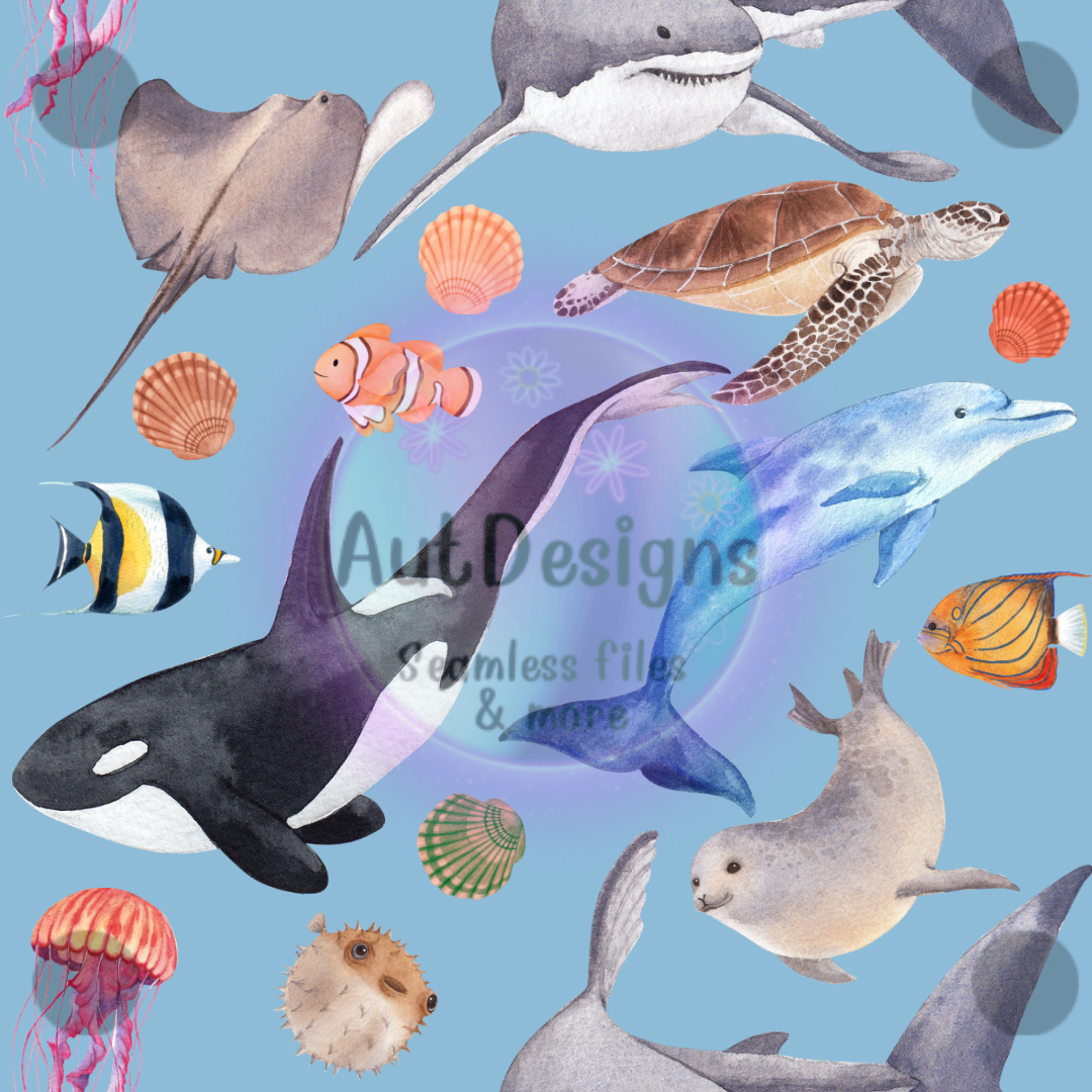 Ocean Life Seamless File