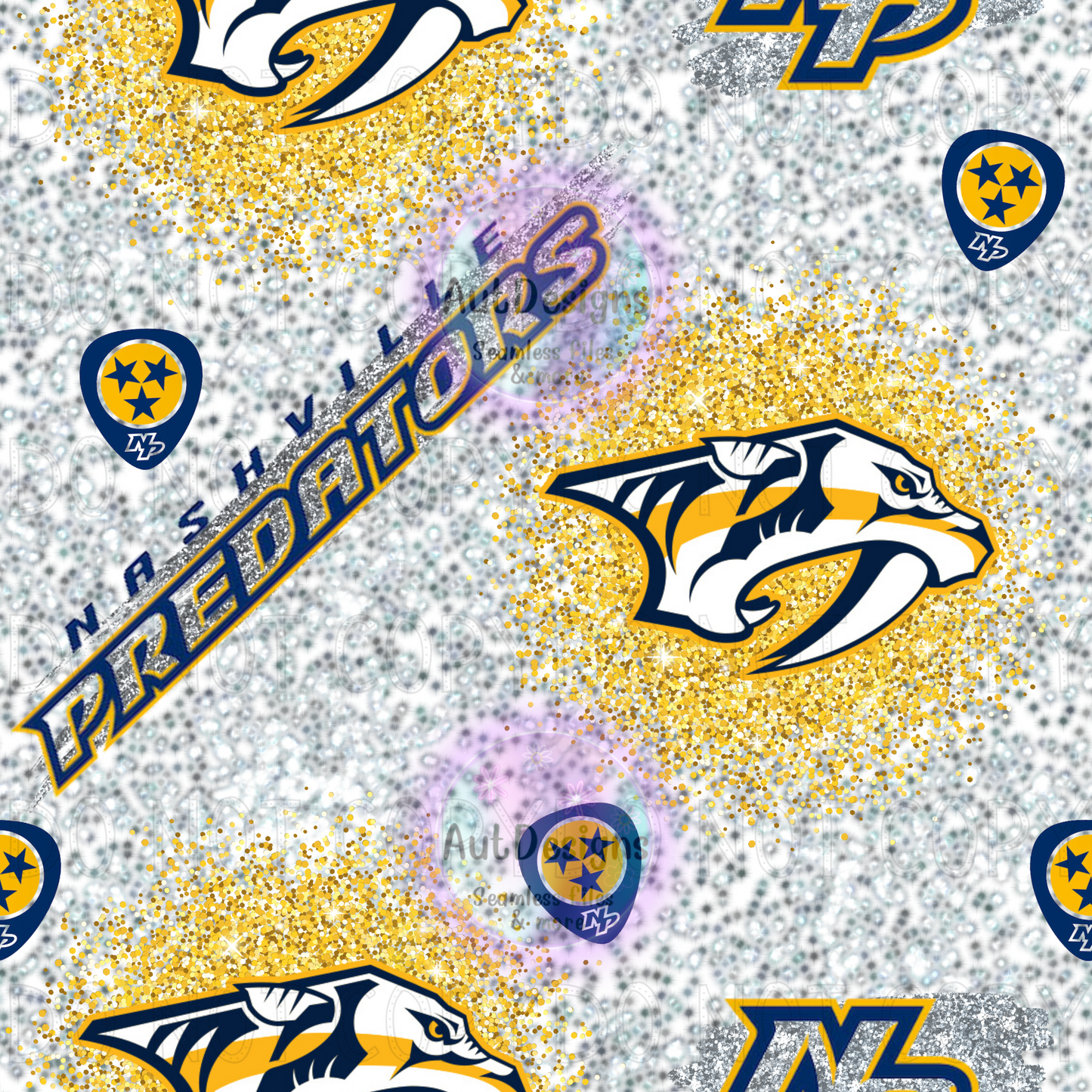 Nashville Predators Hockey Seamless File