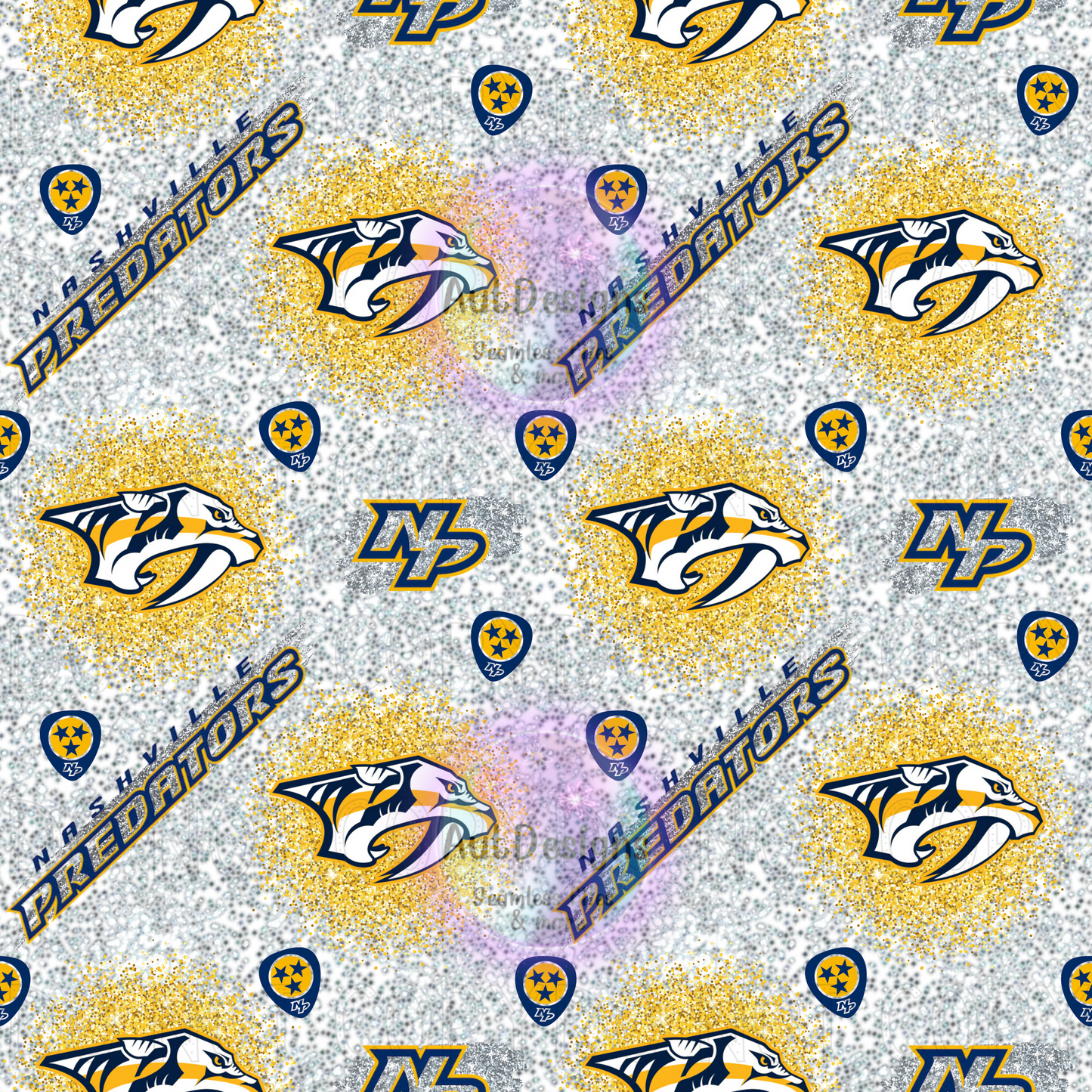 Nashville Predators Hockey Seamless File