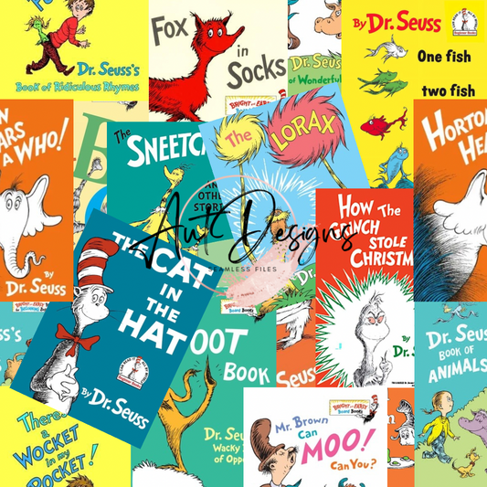 Seuss Book Mash Up Seamless File