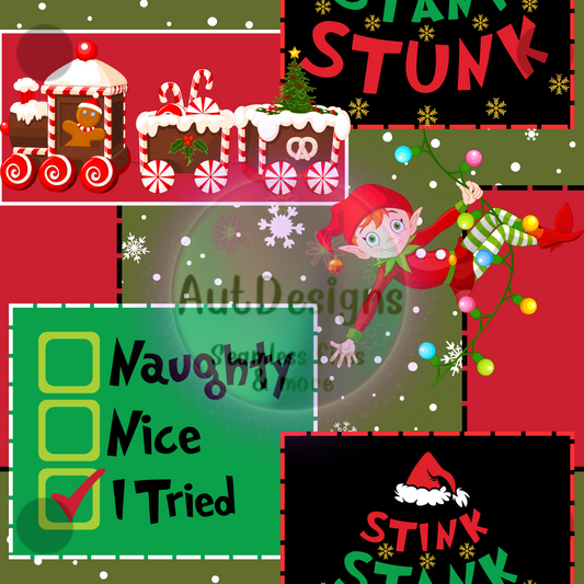 Christmas Patch Seamless File