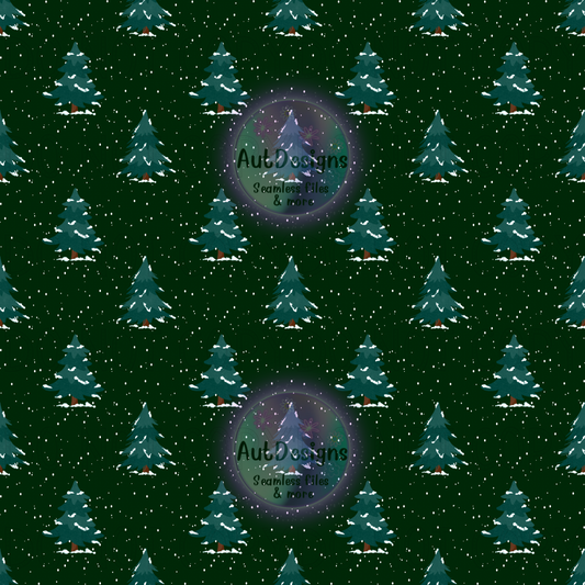 Christmas Trees Seamless File