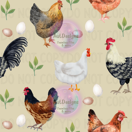 Chickens Seamless File