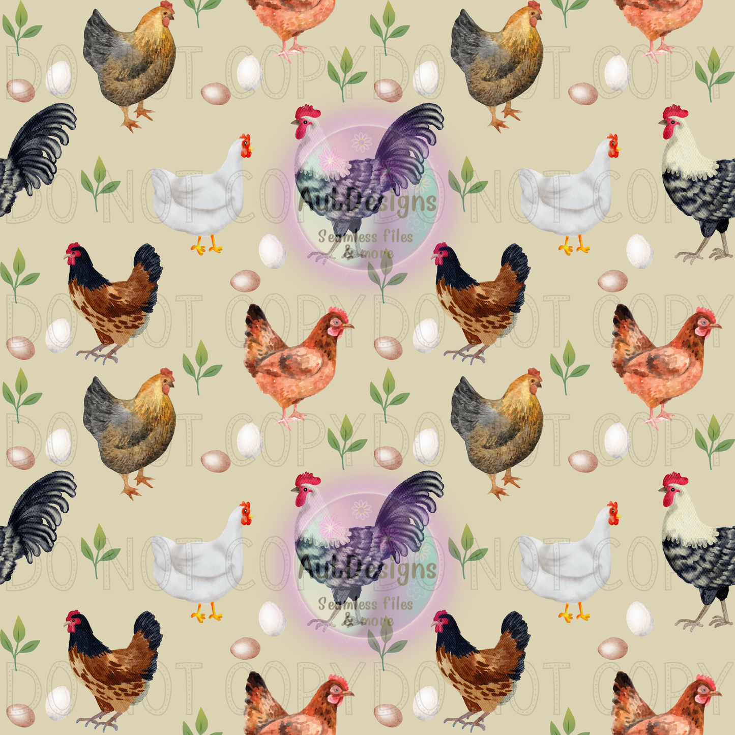 Chickens Seamless File