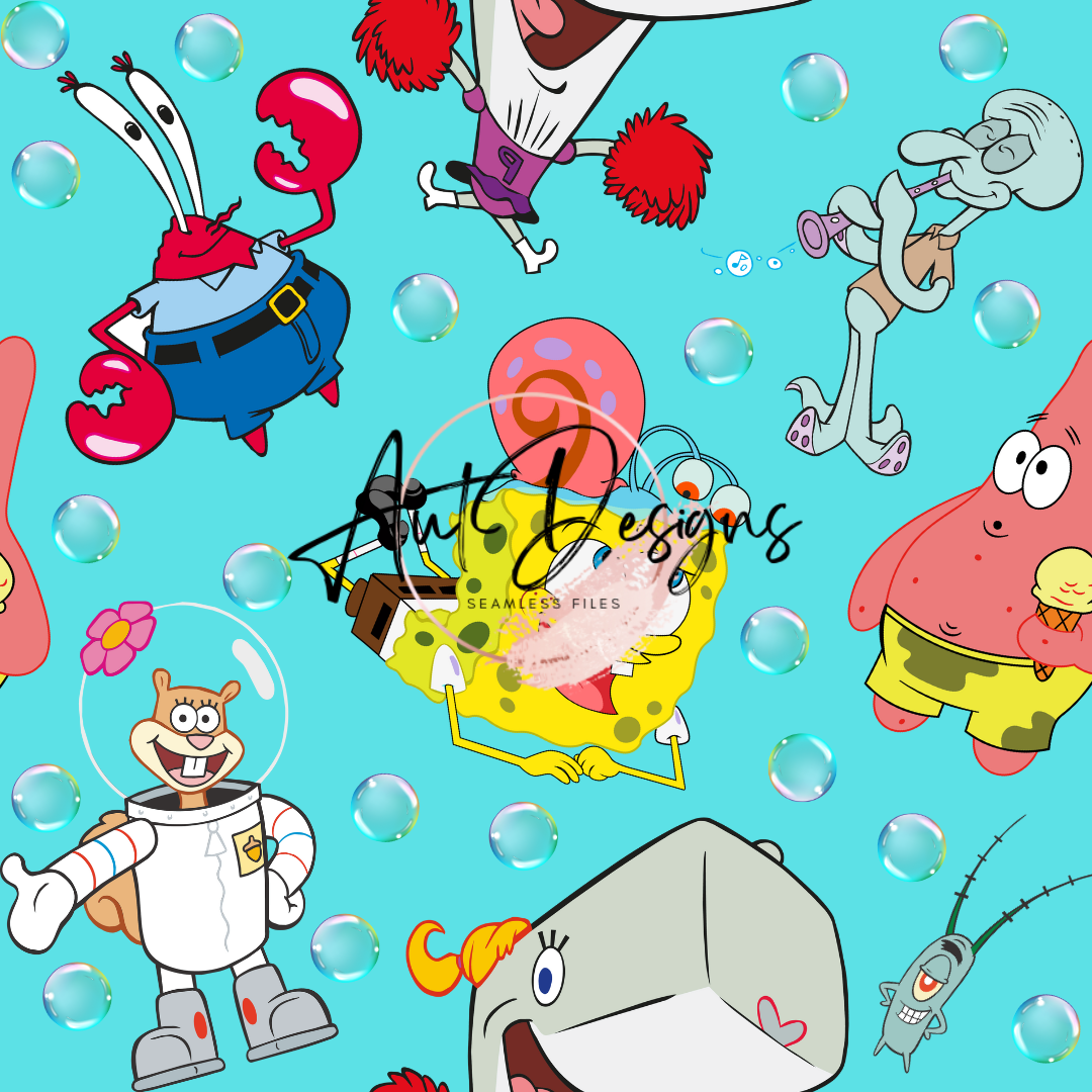 Sponge Friends Seamless file