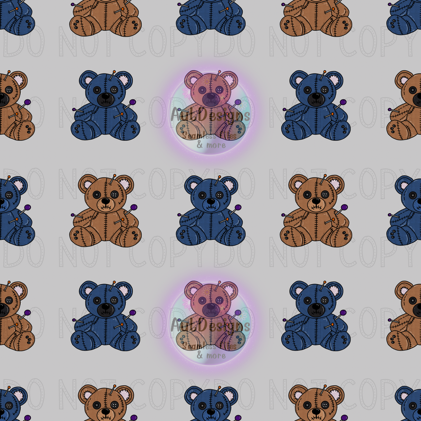 Voodoo Bears Seamless File