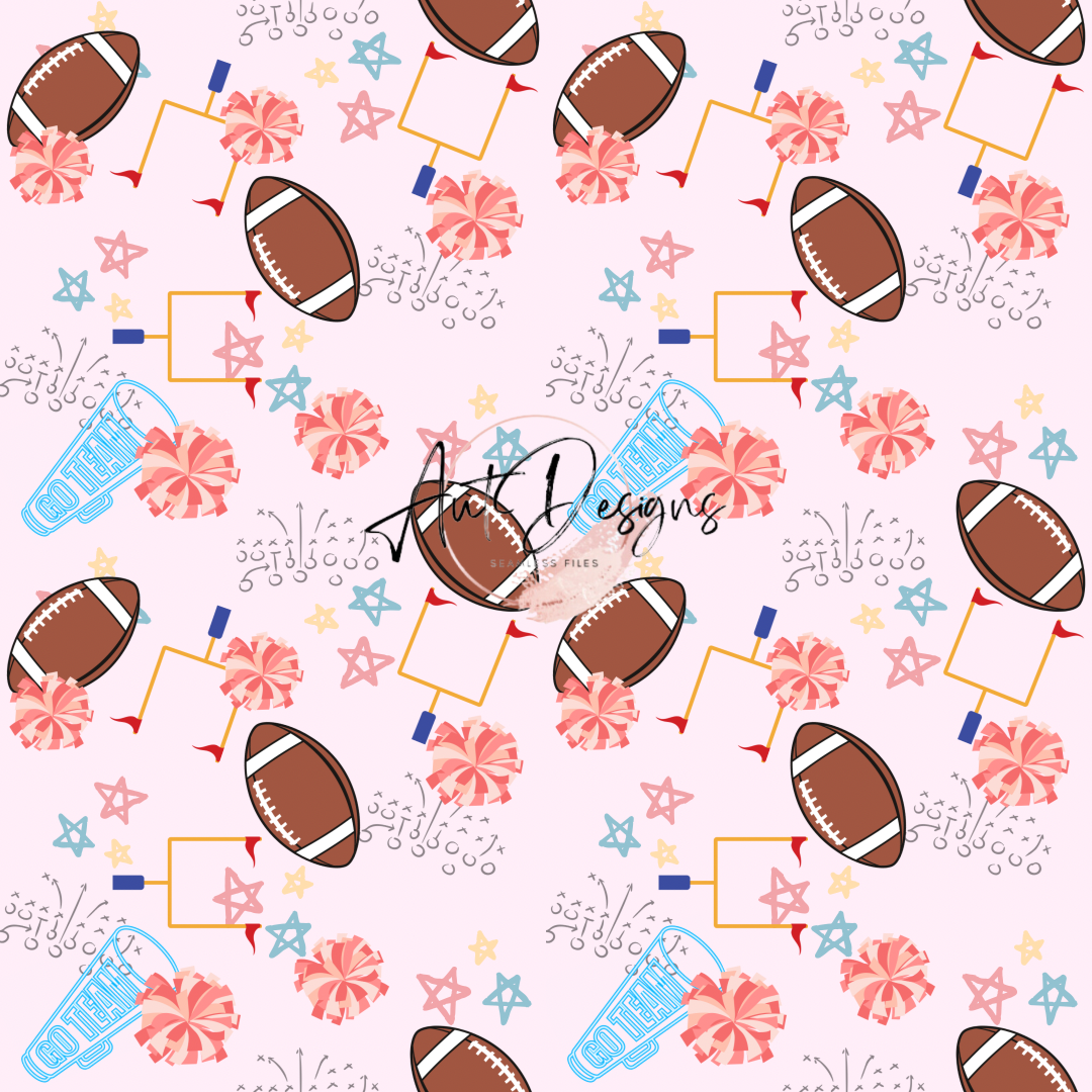 Football Seamless File With 2 Color Options