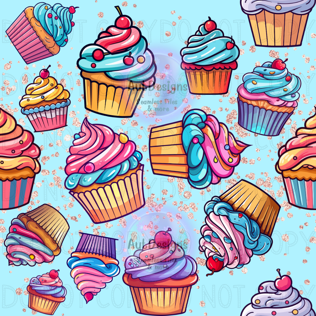 Cupcakes Seamless File