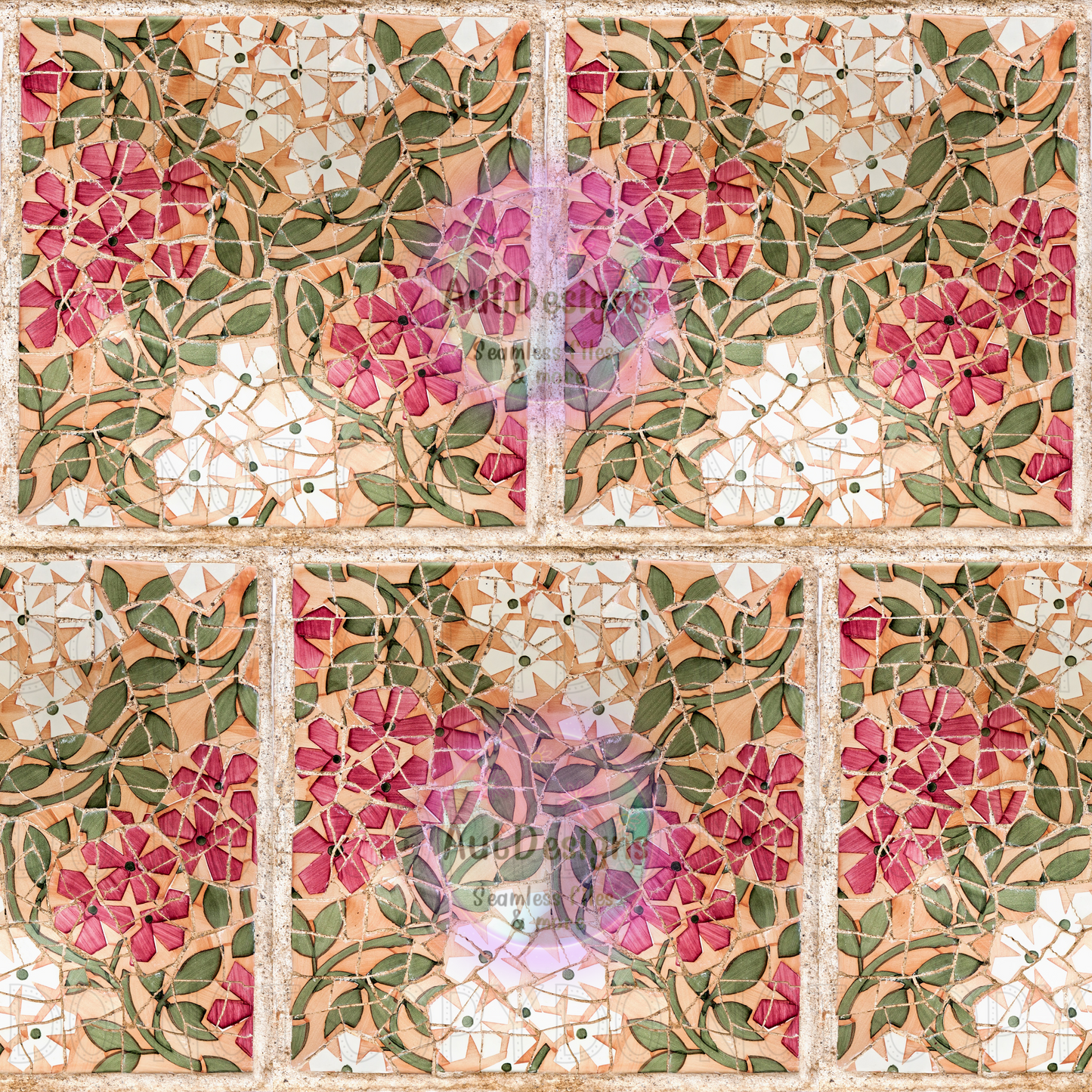 Floral Tiles Seamless File