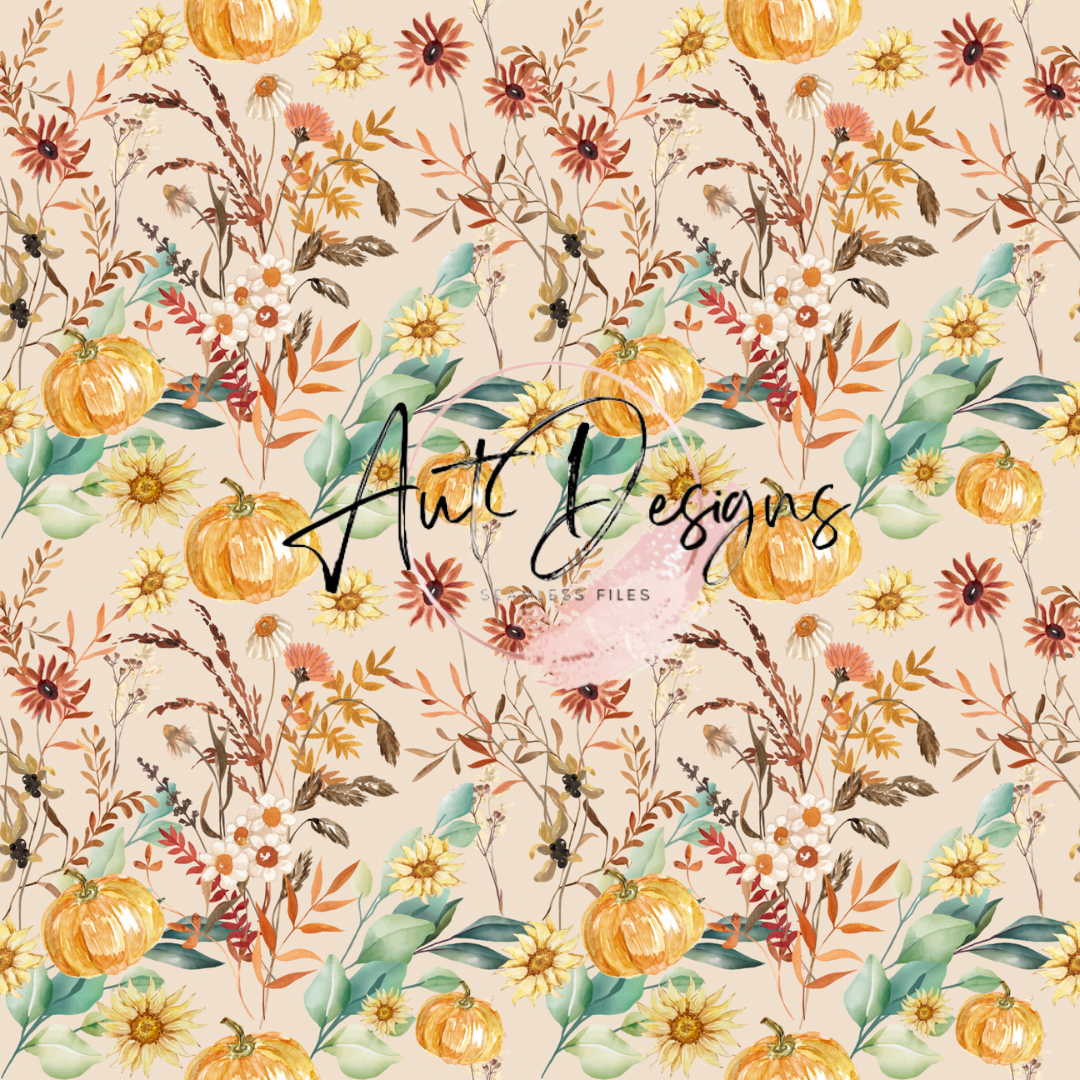 Fall Floral Seamless File