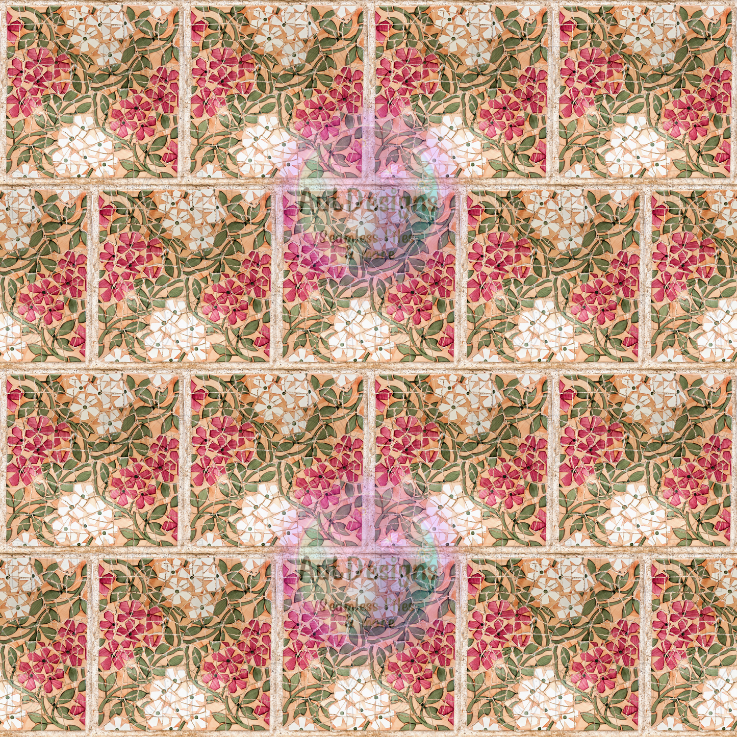 Floral Tiles Seamless File