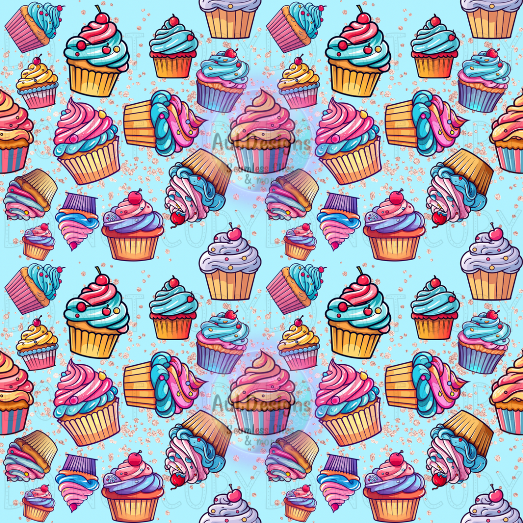 Cupcakes Seamless File